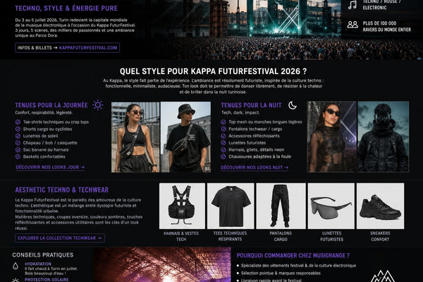 Kappa futurfestival 2026 : le guide ultime des tenues pour vivre turin à fond